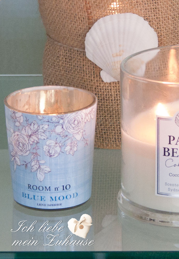 Blog - Seaside Feeling mit hochwertigen Duftkerzen von Palm Beach Collection und Lene Bjerre Blue Mood Teelicht - Bild 1