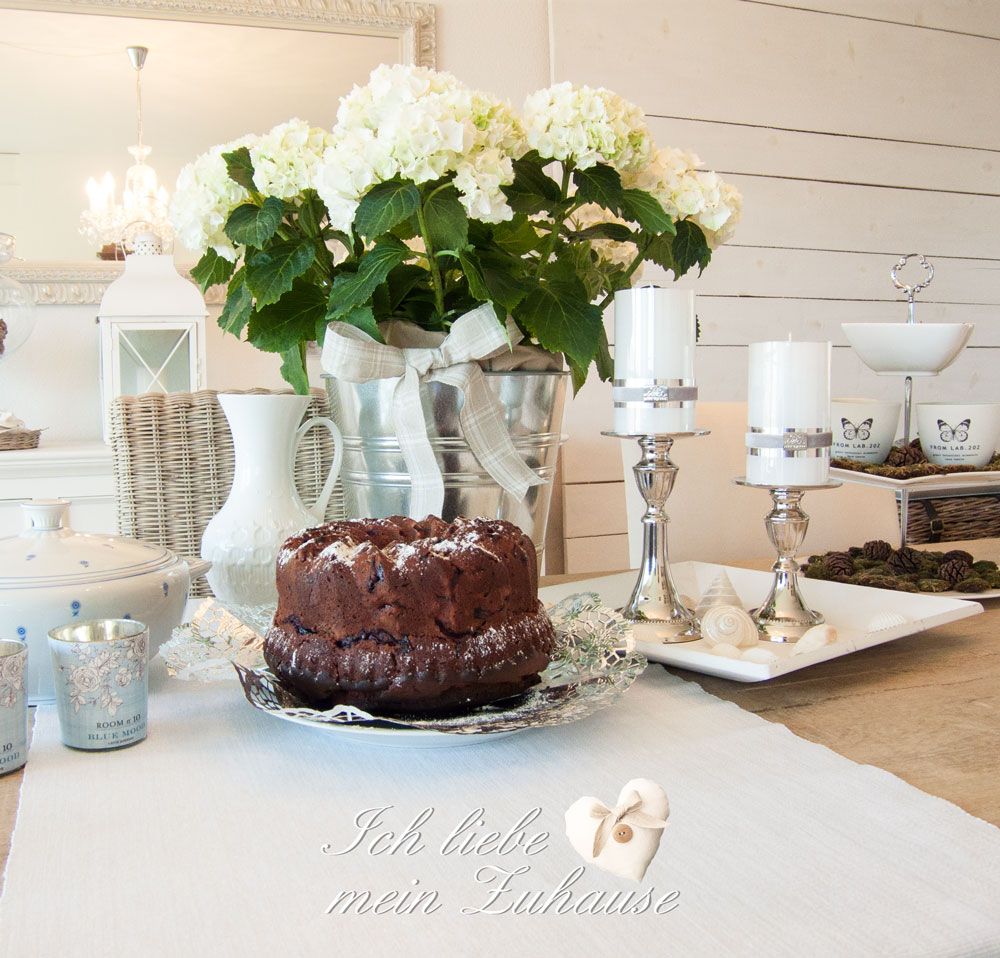 Blog - Luftiger Gugelhopf mit Vintage Chic Vase und Suppenschüssel - Lene Bjerre Kerzenständer Teelicht Kerzen - Bild 4