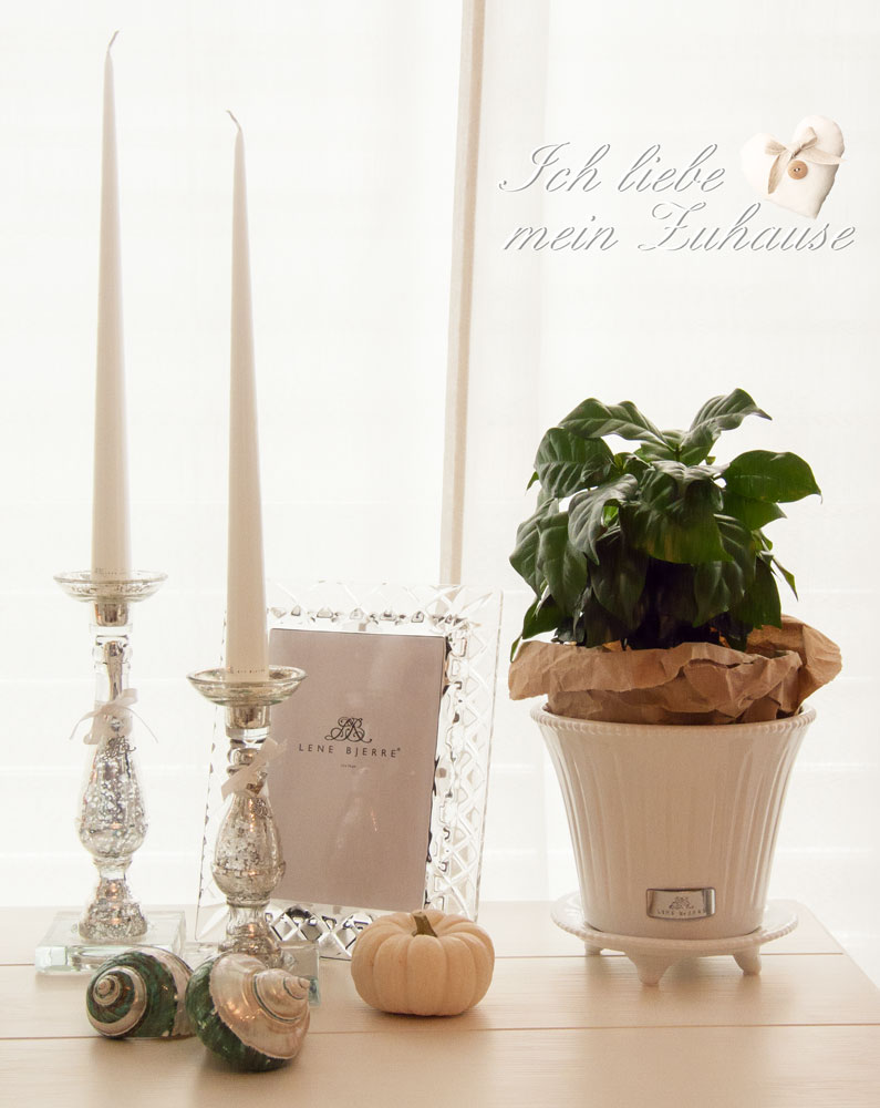Blog - Herbstdekoration mit Lene Bjerre Laternen Kerzenständer Bilderrahmen Keramiktopf und Muscheln - Bild 2