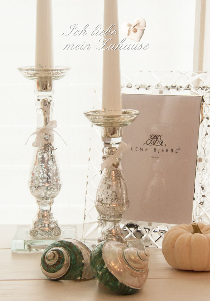 Blog - Herbstdekoration mit Lene Bjerre Laternen Kerzenständer Bilderrahmen Keramiktopf und Muscheln - Bild 4