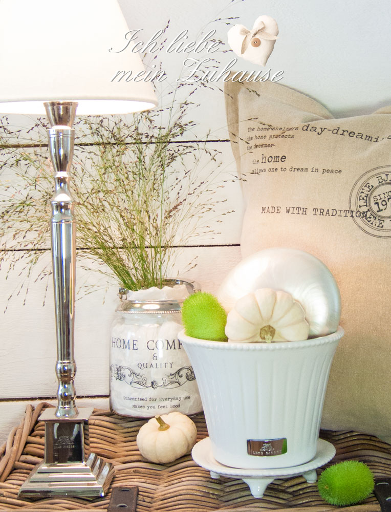 Blog - Herbststimmung mit Lene Bjerre - Keramiktopf - Kerzenständer - Tischlampe - Leinen - Kissen - Nautilus - Bild 4