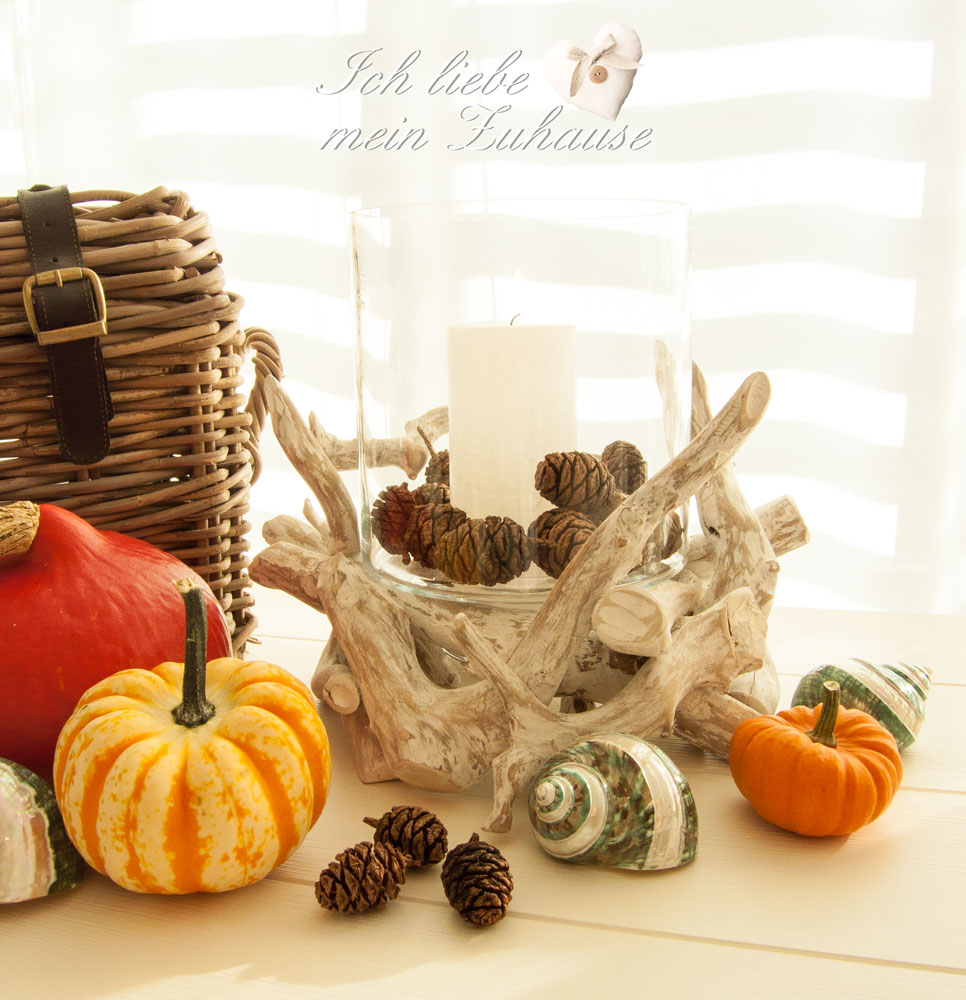 Blog - Mediterrane Herbstimpressionen mit Windlichtern, Muscheln und Kürbissen - Bild 5