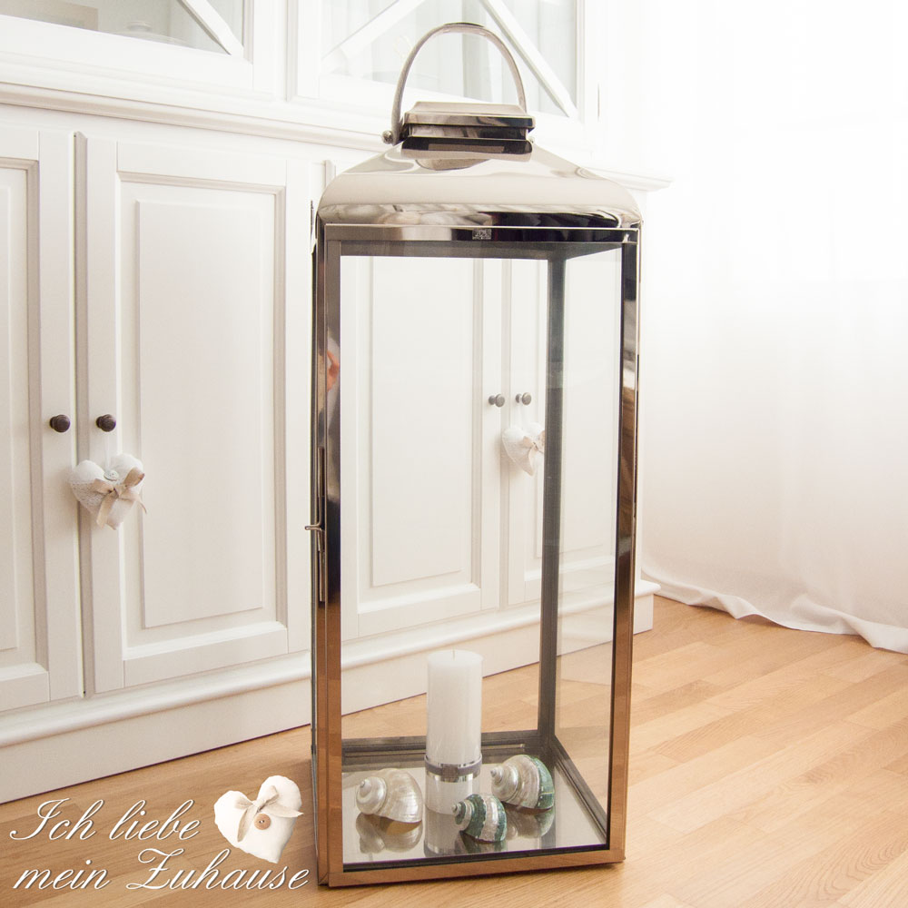 Blog - Lene Bjerre Landhausbuffet Modell 3 aus der Scandinavia Collection in weiss - Laterne Fiona Collection - Bild 5