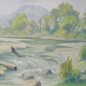 Bei Stansstad - Aquarell von Otto Ineichen (11777)