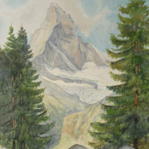 Matterhorn - Aquarell von Otto Ineichen (11862)