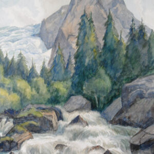 Rosenlaui - Aquarell von Otto Ineichen (11779)