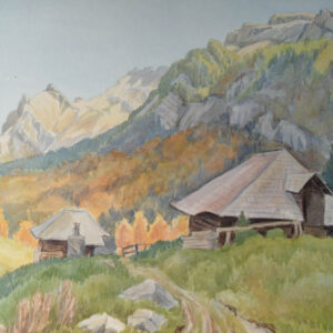 Staffelalp - Aquarell von Otto Ineichen (11895)