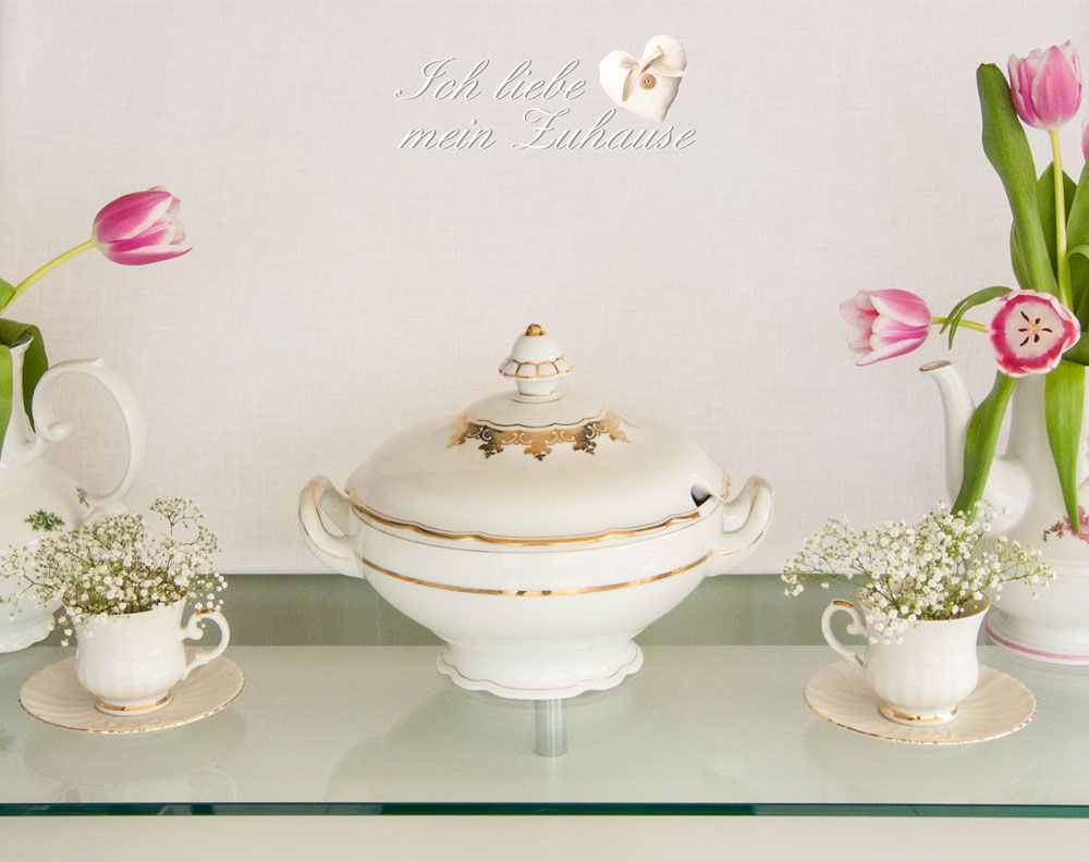 Blog - Frühlingsgefühle - Edle Dekorationen mit Vintage Geschirr - Bild 4
