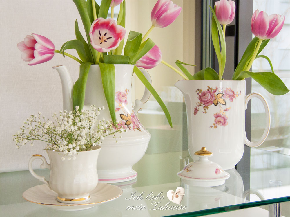 Blog - Frühlingsgefühle - Edle Dekorationen mit Vintage Geschirr - Bild 5