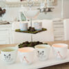 Lene Bjerre - Teelichter aus der Affair / Blue Mood / Christine Collection mit Etagere cream white