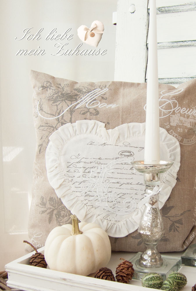 Blog - Vintage-Dekoration im Herbst - Lene Bjerre Windlicht Kerzenständer Keramiktopf und Vintage Chic Porzellan Suppenschüssel - Bild 8