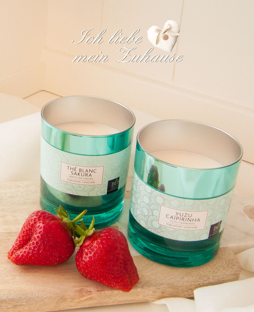 Blog - Erdbeer-Eis mit Basilikum - Duftkerzen von Bougies la Francaise und Lene Bjerre - Bild 4