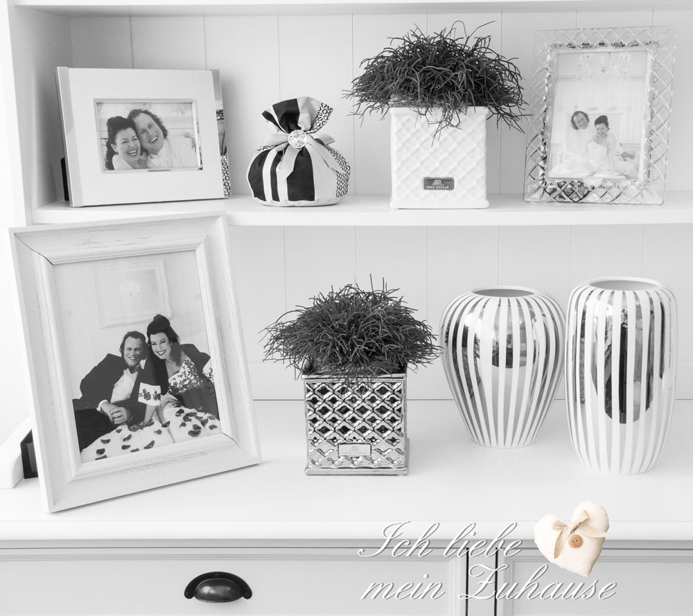 Black & White mit Silber, schwarzweiss Foto