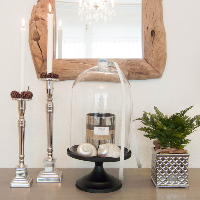 Sockel mit Glasglocke Sockel mit Glasglocke