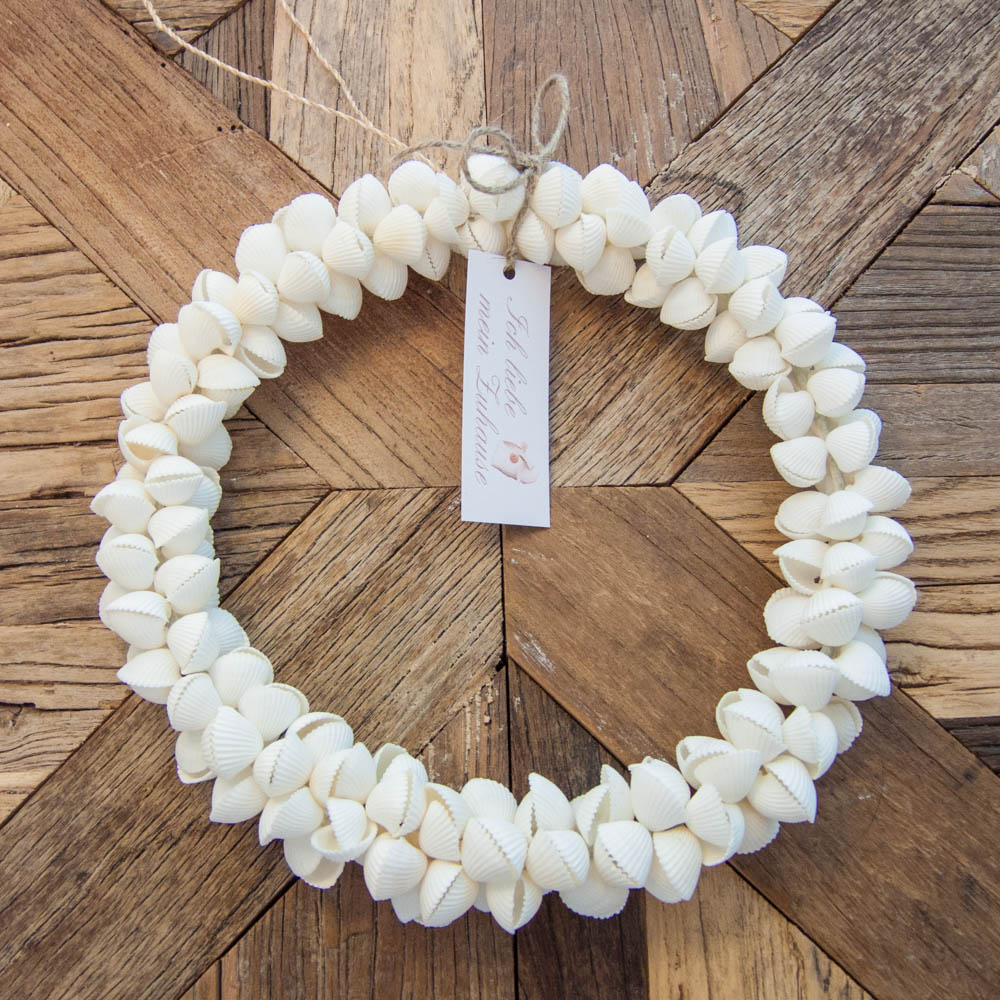 Muschelkranz weiss Muschelkranz weiss
