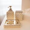 Lene Bjerre - Seifenschale light-gold aus der Portia Bath Collection