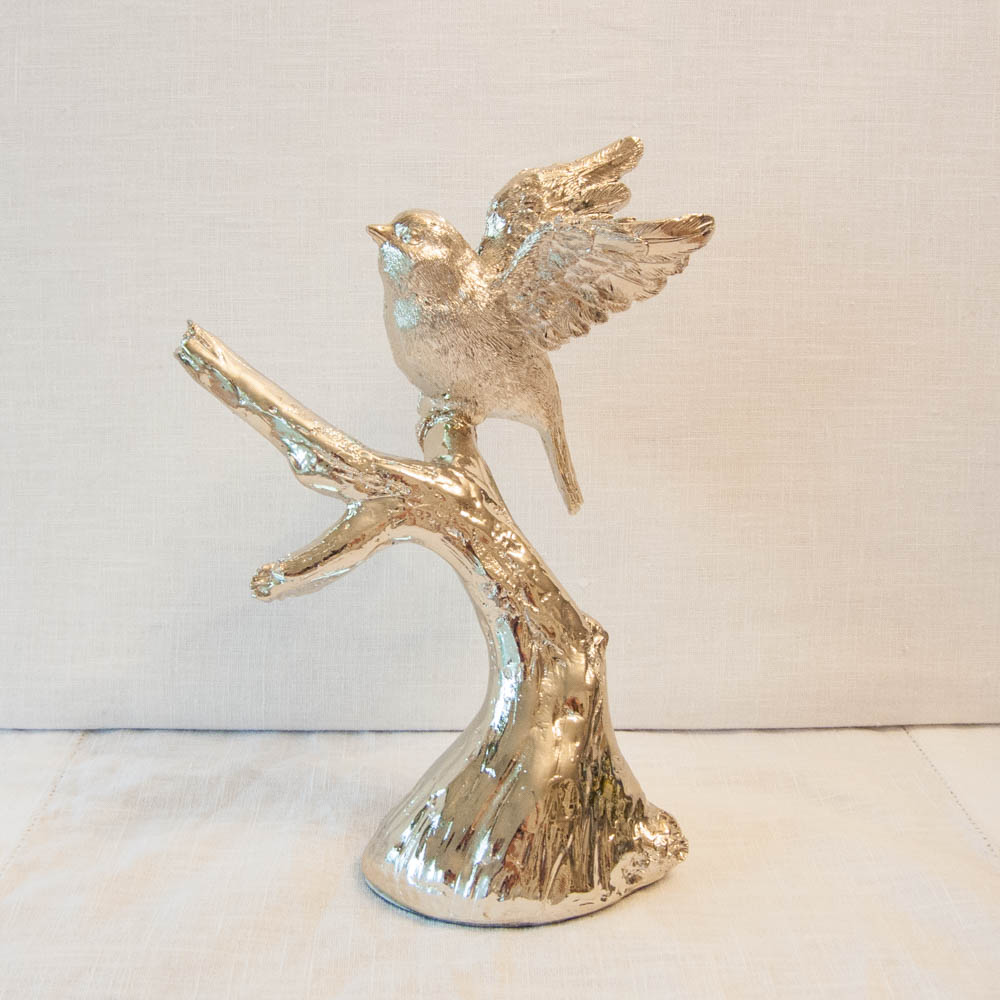 Lene Bjerre - Vogel auf dem Ast aus der Serafina Collection / light - gold