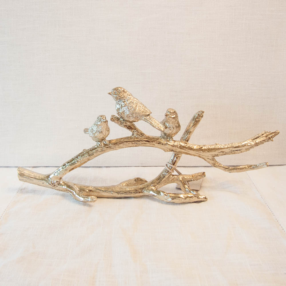 Lene Bjerre – 3 Vögel auf dem Ast aus der Serafina Collection / light – gold Lene Bjerre - 3 Vögel auf dem Ast aus der Serafina Collection / light - gold