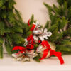 Lene Bjerre - Weihnachtskranz Pinie dekoriert / Handarbeit