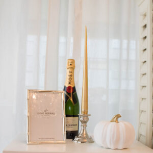 Lene Bjerre - 1 Paar Candle Laquer Collection Kerzen / gold