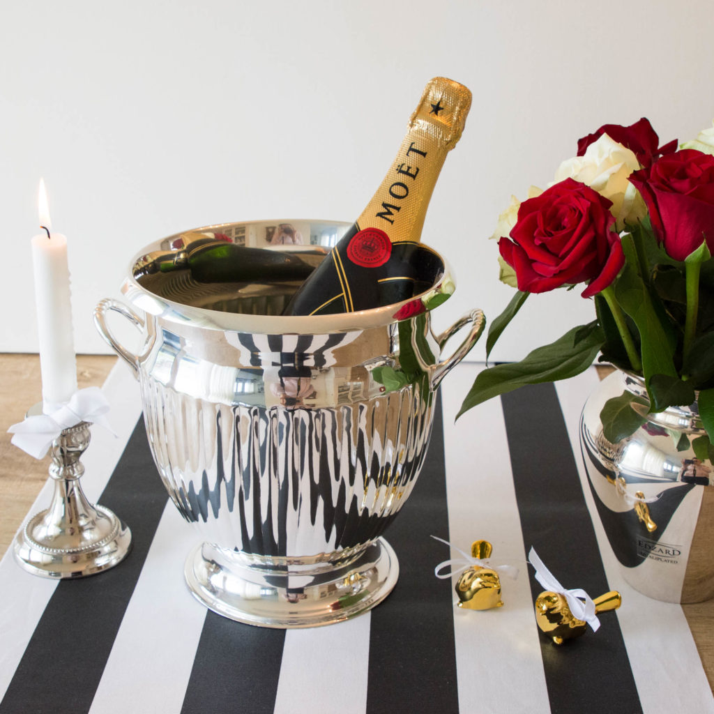 Edzard - Weinkühler Merkur / schwerversilbert