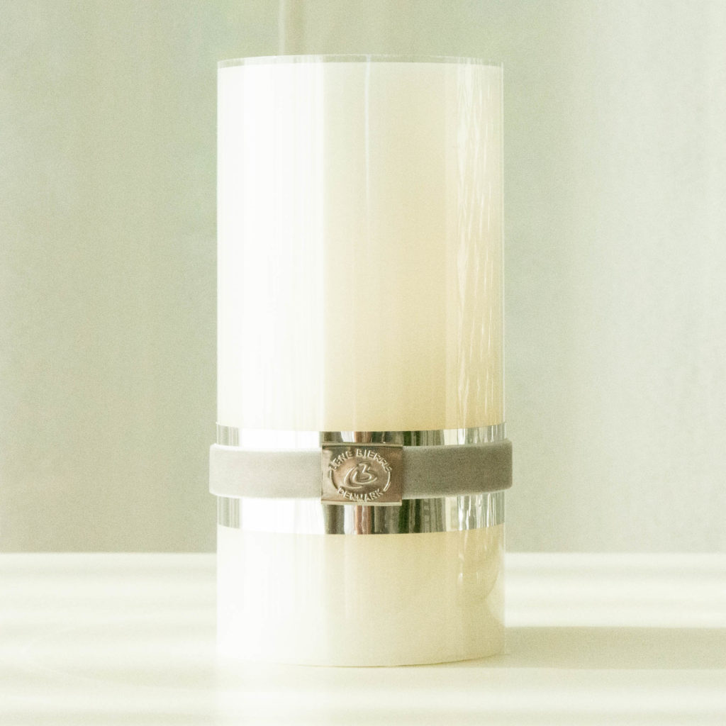 Lene Bjerre - Rustic LED-Kerze / weiss