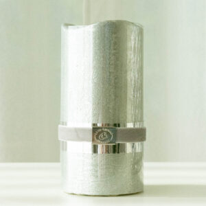 Lene Bjerre - Rustic LED-Kerze / silber