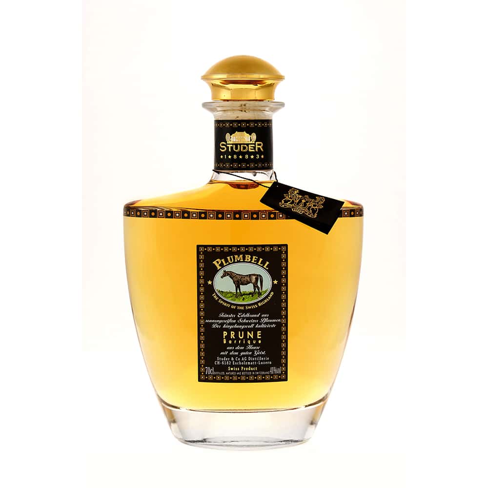 Studer Distillerie – Plumbell Prune Barrique 2012 in Karaffe – limitiert und nummeriert Studer Distillerie - Plumbell Prune Barrique 2012 in Karaffe - limitiert und nummeriert