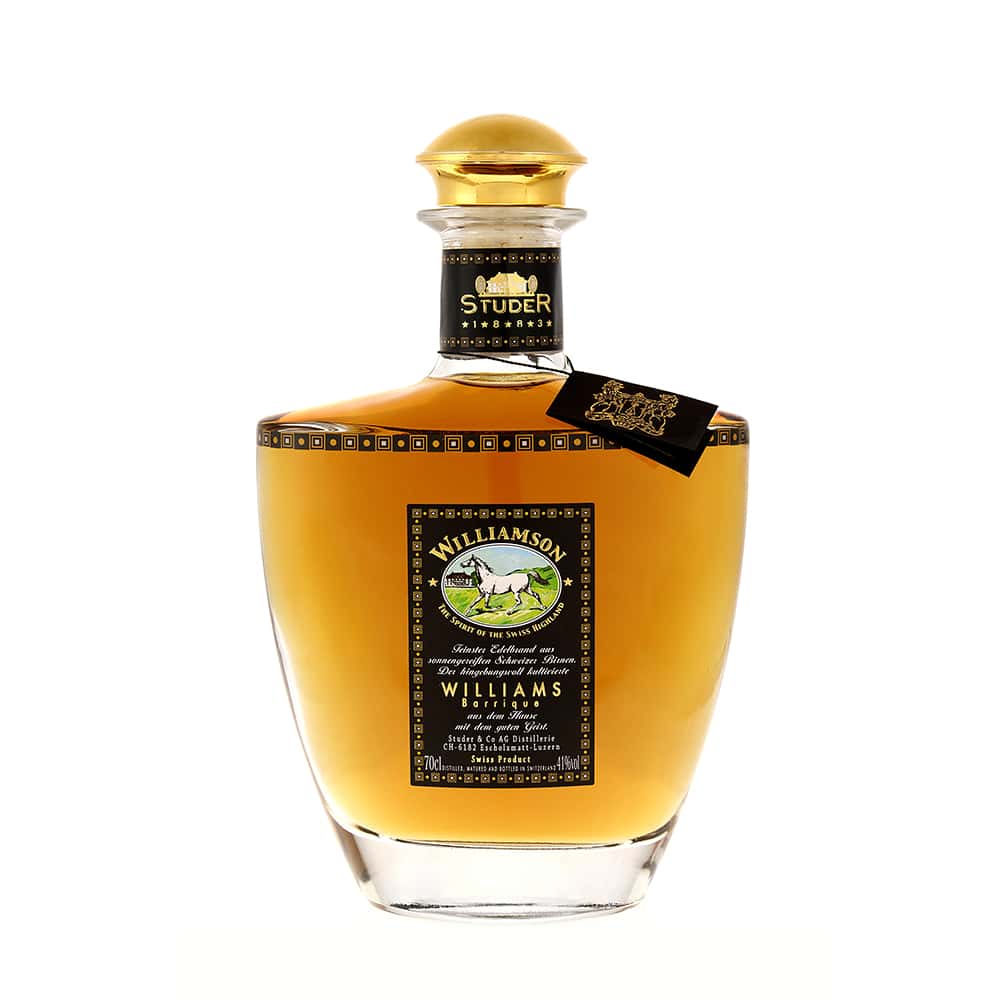Studer Distillerie – Williamson Williams Barrique 2009 in Karaffe – limitiert und nummeriert Studer Distillerie - Williamson Williams Barrique 2009 in Karaffe - limitiert und nummeriert