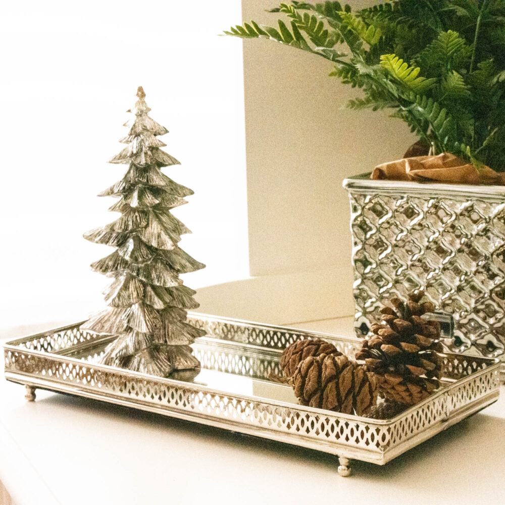 Lene Bjerre – Weihnachtsbaum antik-silber aus der Serafina Collection / large Lene Bjerre - Weihnachtsbaum antik-silber aus der Serafina Collection / large