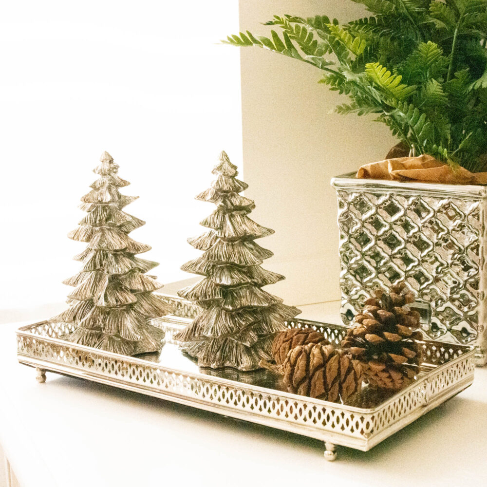 Lene Bjerre – Weihnachtsbaum antik-silber aus der Serafina Collection / small Lene Bjerre - Weihnachtsbaum antik-silber aus der Serafina Collection / small