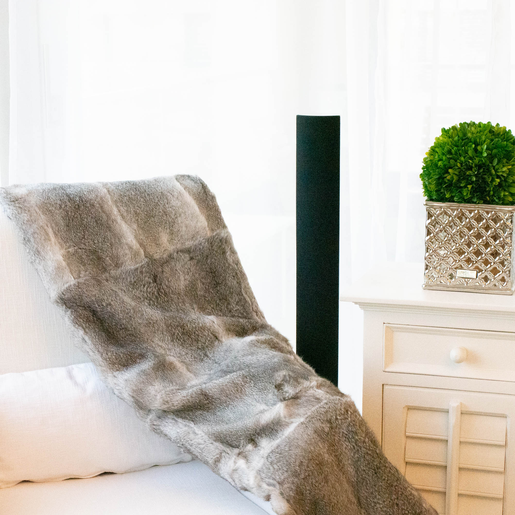 Fellplaid grau(Kaninchen)