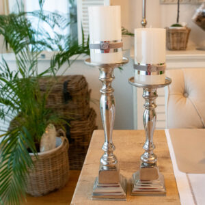 Lene Bjerre - Kerzenständer silber aus der Christina Collection/ Limited Edition, small