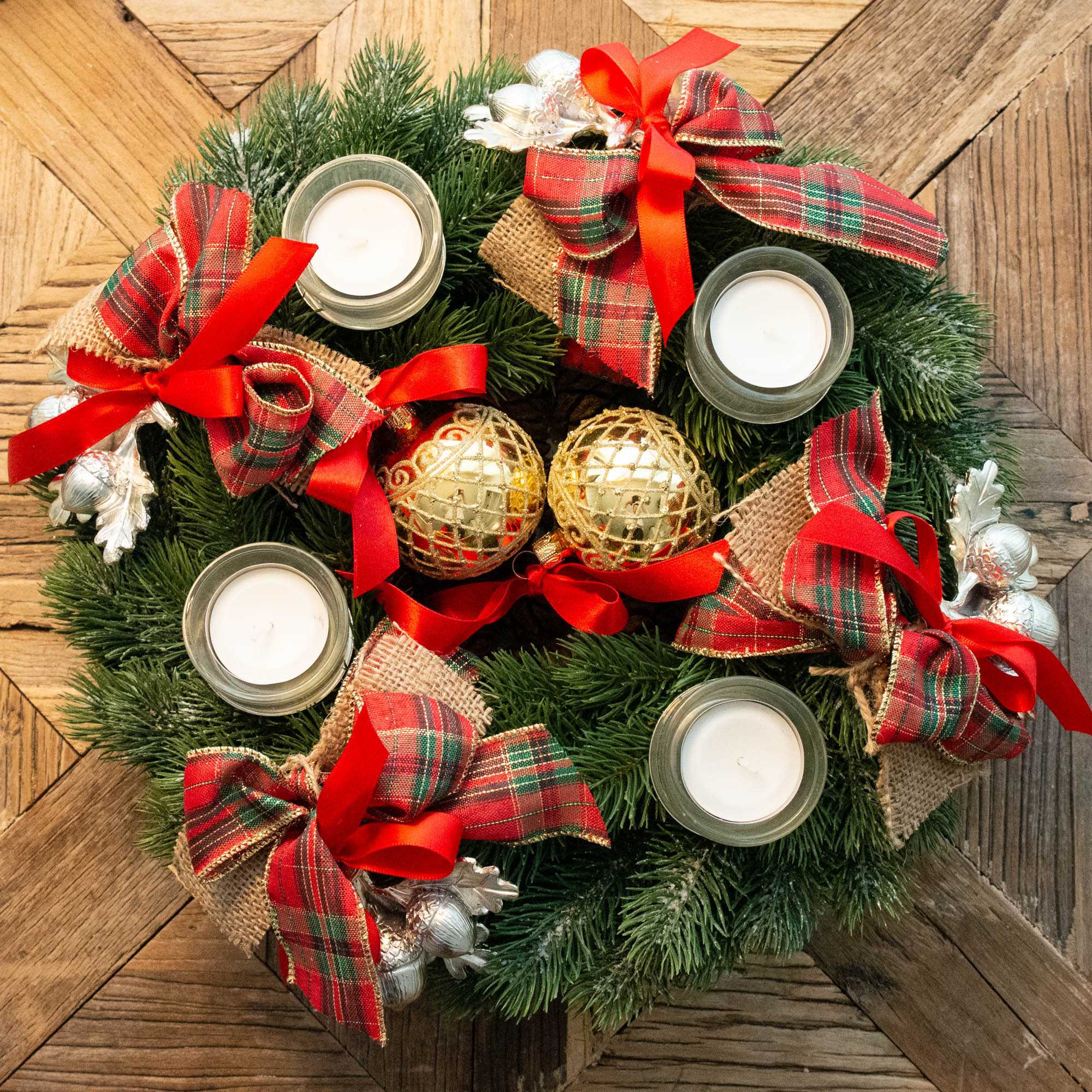 Lene Bjerre - Adventskranz Hüttenzauber