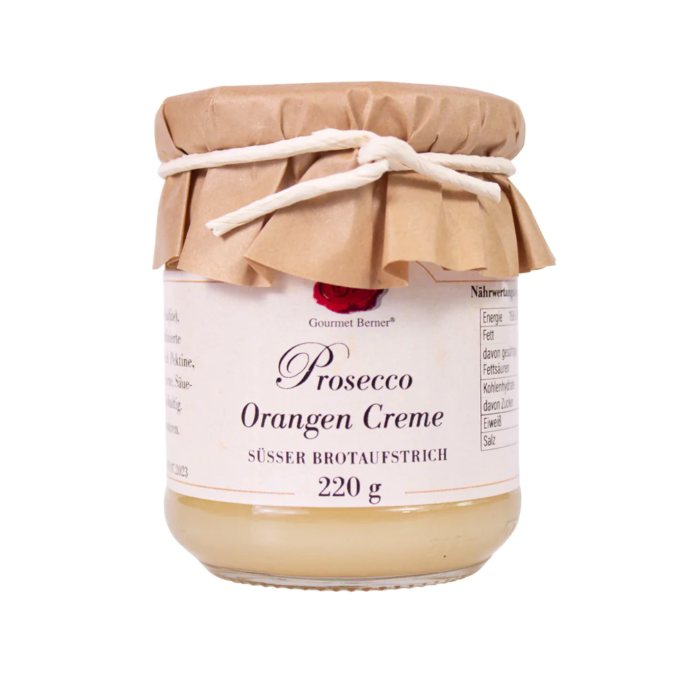 Gourmet Berner - Prosecco Orangen Creme