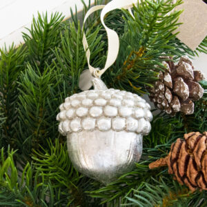 Lene Bjerre - Christbaumschmuck Eichel/Silver