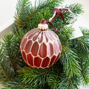 Lene Bjerre - 6 Christbaumschmuck Kugeln Navina/Pomegranate