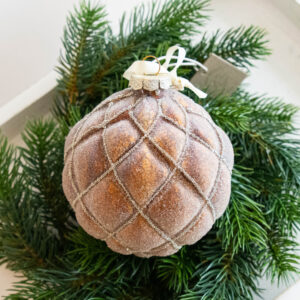 Lene Bjerre - 6 Christbaumkugeln Norille / Kupfer