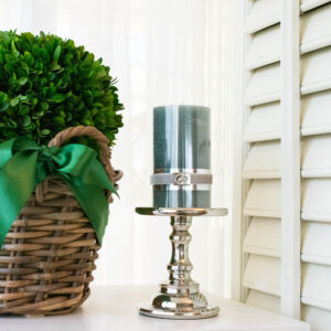 Lene Bjerre – Rustico Kerze aus der Candle Collection / Dusty Green – medium