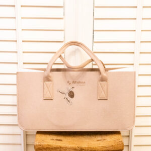 Altalena of Switzerland - Stilvolle Filz-Tasche/ Beige