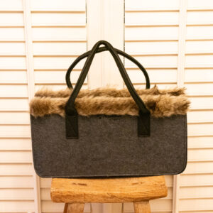 Altalena of Switzerland - Stilvolle Filz-Tasche/ Anthrazit