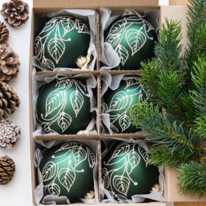 Lene Bjerre - 6 Christbaumschmuck Kugeln Cadelia