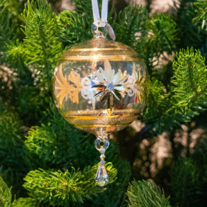 Lene Bjerre - Christbaumkugel Genuine/Gold-klar