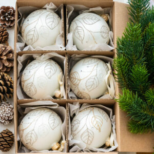 Lene Bjerre - 6 Christbaumschmuck Kugeln Cadelia